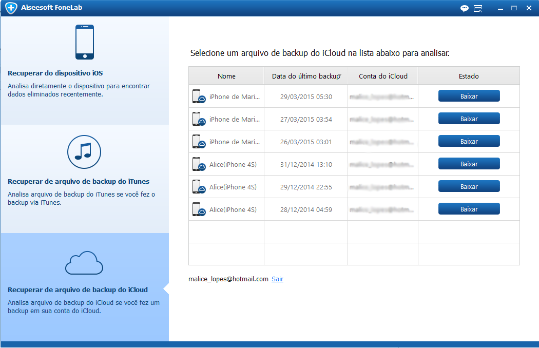 Baixar Programa Icloud